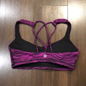Lululemon purple sports bra
